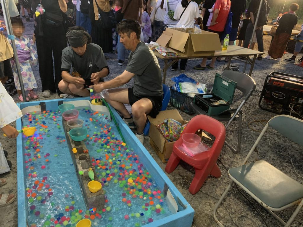 千葉市土気商工会青年部スーパーボールすくい